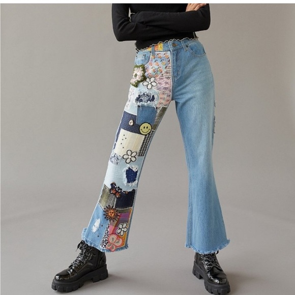 Urban Outfitters Denim - urban outfitters high-waisted flare jean
indigo crafts
